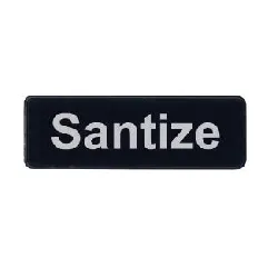 Update International S39-35BK - " Sanitize" Sign