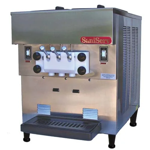 Saniserv 501 - Soft Serve Ice Cream and Frozen Yogurt Machine - Medium Volume, (4) 4 oz. Servings per Minute 