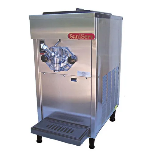 Saniserv 404 - Soft Serve Ice Cream Machine - High Volume, (7) 4 oz. Servings Per Minute 