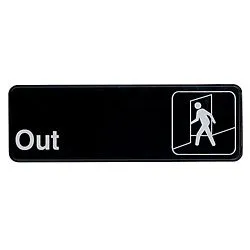 Update International S39-8BK - "Out" Sign
