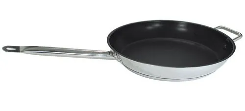 Update International SFC-09 - 9 1/2" Induction Ready Excalibur-Coated Stainless Steel Fry Pan