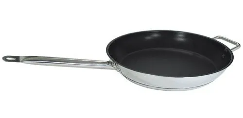 Update International SFC-12 - 12" Induction Ready Excalibur-Coated S/S Fry Pan w/Helper Handle