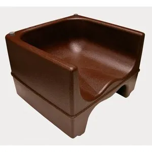 Update International PP-BC-BR - Brown Plastic Booster Chair
