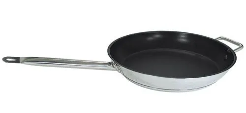 Update International SFC-14 - 14" Induction Ready Excalibur-Coated S/S Fry Pan w/Helper Handle