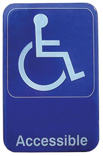 Update International S69B-3BL - "Accessible" Braille Sign