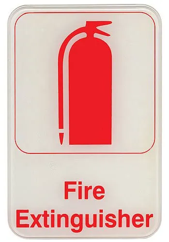 Update International S69-6RD - "Fire Extinguisher" Sign