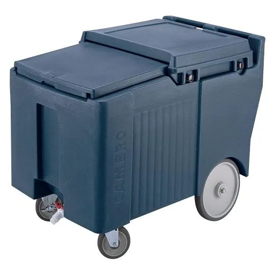 Cambro ICS175L-401 - 175 lb. Capacity - Sliding Lid Portable Ice Bin  - Blue