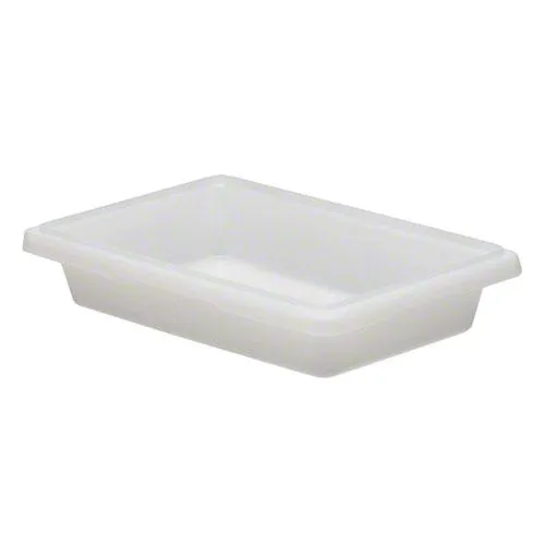 Cambro 18263P-148 - 5 gallon White Polycarbonate Food Box (6 per Case) 