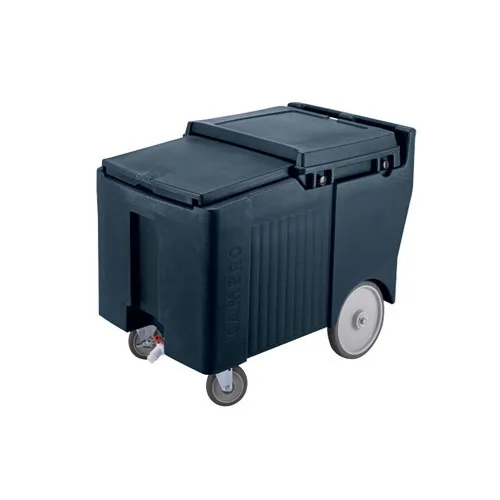 Cambro ICS125LB-110 - 125 lb. Capacity - Sliding Lid Portable Ice Bin  - Blue