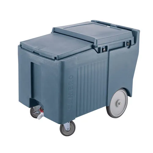 Cambro ICS175LB-401 - 175 lb. Capacity - Sliding Lid Portable Ice Bin  - Blue