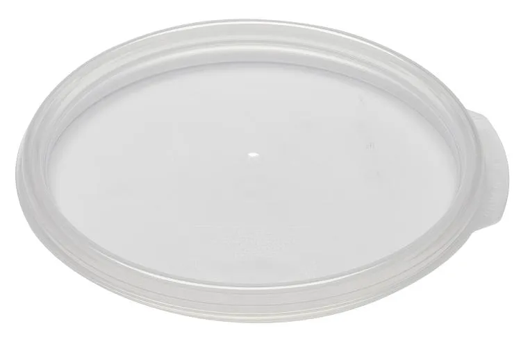 Cambro RFS2SCPP-190 - 2 & 4 qt Translucent Round Container Seal Cover (12 per Case) 