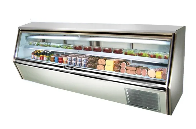 Leader CDL118F - 118" Refrigerated Fish Display Case - Single Duty