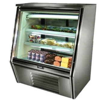 Leader HDL36F - 36" Refrigerated Fish Display Case - Double Duty