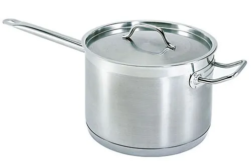 Update International SSP-6 - 6 Qt - Induction Ready Stainless Steel Sauce Pan w/Cover