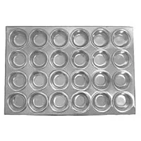 Thunder Group ALKMP024 - Aluminum Muffin Pan 24 Cups (Pack of 12) 