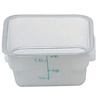 Thunder Group PLSFT002PP - Polypropylene Food Storage Container 2 Qt (6 per Case) 