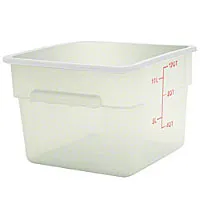Thunder Group PLSFT018PP - Polypropylene Food Storage Container 18 Qt (6 per Case) 