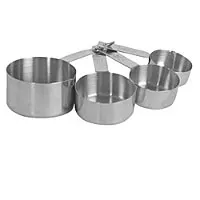 Thunder Group SLMC2414 - Stainless Steel Measuring Cup Set (Pack of 12) 