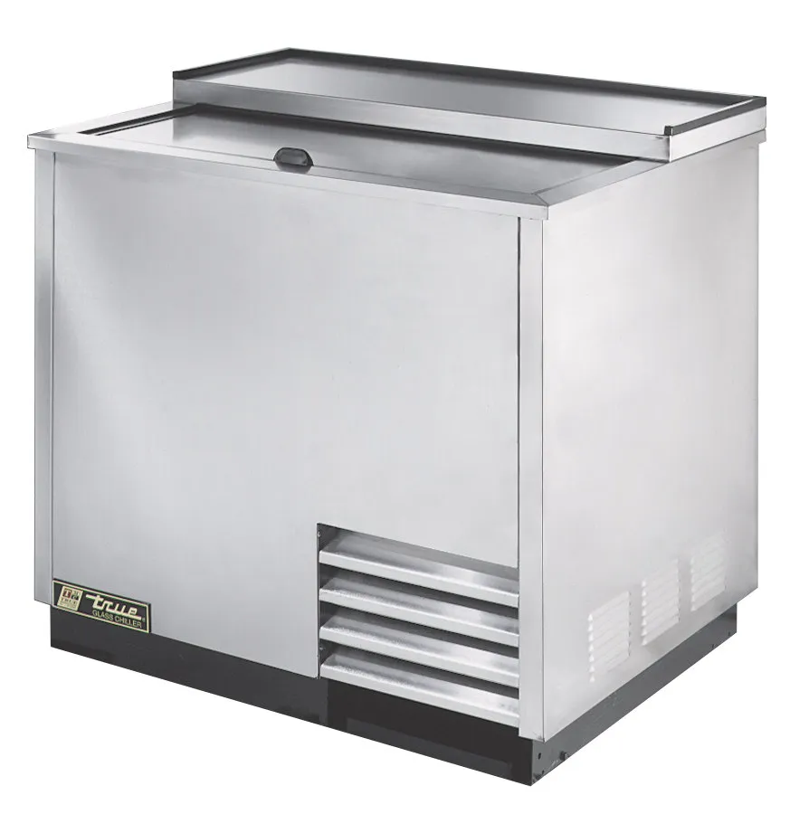True T-36-GC-S - 36 Stainless Steel Glass and Plate Froster