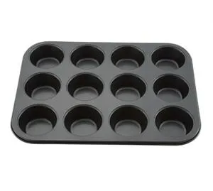 Winco AMF-12NS - Muffin Pan, 12 Compartment 