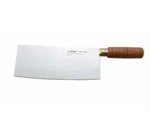 Winco KC-101 - Chinese Cleaver, 3-1/2" wide blade, Wooden handle 