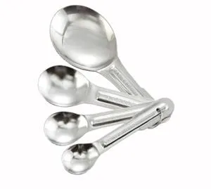 Winco MSP-4P - Measuring Spoons, 4 Piece Set, Stainless Steel 