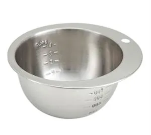 Winco SMB-4 - Measuring Bowl, 4-Cup, Stainless Steel 