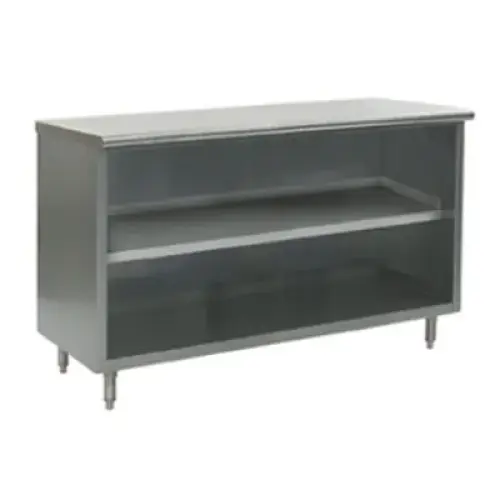 Universal ST-324-60-O - 24" X 60" Stainless Steel Storage Cabinet - Open Front