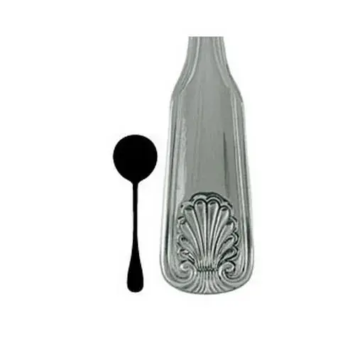 Update International SH/CP-502 - Bouillon Spoons - Shelley Series in Clear Pack