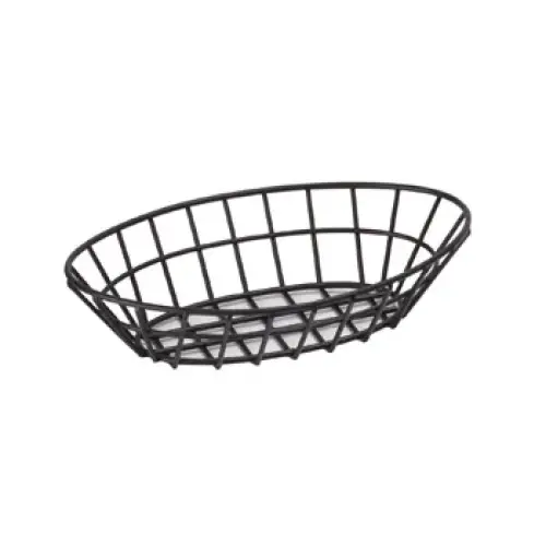 Clipper Mill - 4-30144 - 9 3/4" Oval Black Powder-coated Basket