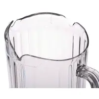 Update International WP-60PC - 60 Oz - Clear Polycarbonate Water Pitcher 