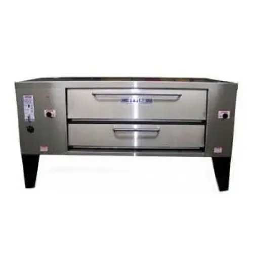 Attias Chubby Deck Natural Gas Pizza Oven - Double Deck 70" [CH6-16]