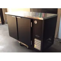 Universal Coolers BB60B - Solid Door Back Bar Cooler - 60" - Black - Elite Restaurant Equipment