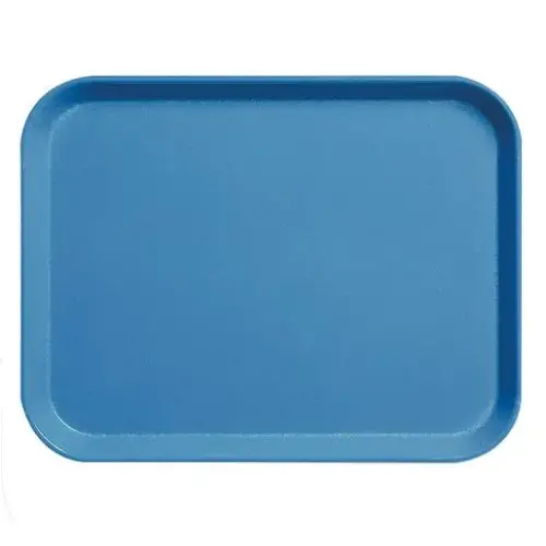 Cambro 13" x 21" Blue Camlite Tray (Set of 12) [3253CL-142]