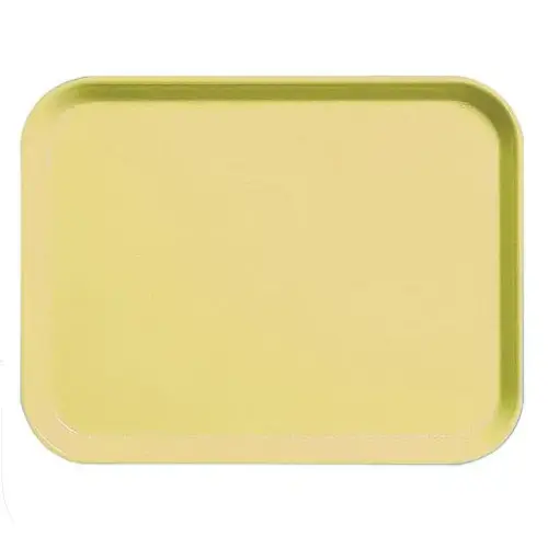 Cambro 13" x 21" Yellow Camlite Tray (Set of 12) [3253CL-145]
