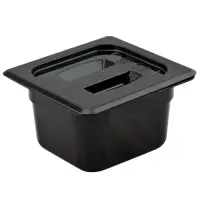 Cambro 60CWCH-110 - One-Sixth Size Food Pan Cover w/ Handle - Camwear (6 per Case) 