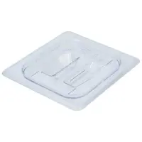 Cambro 60CWCH-135 - One-Sixth Size Food Pan Cover w/ Handle - Camwear (6 per Case) 