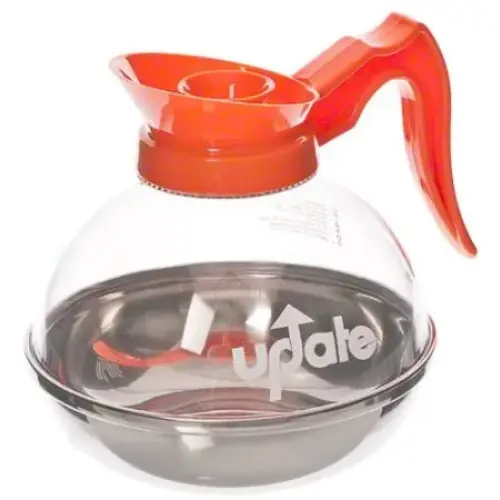 Update International CD-8890/OR - Polycarbonate Plastic - Coffee Decanter - 7" x 6.5" x 6.5"