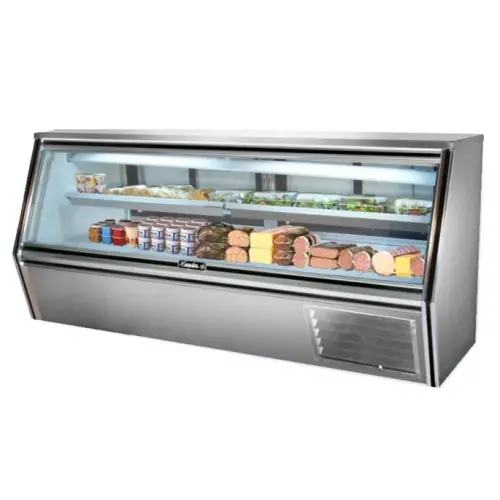 Leader CDL96F - 96" Refrigerated Single Duty Fish Display Case