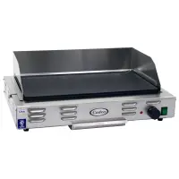 Cadco - CG10 - Stainless Steel Countertop Griddle - Medium Duty