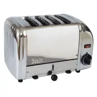 Cadco - CTS4 - Stainless Steel Mica Toaster - 4 Slots