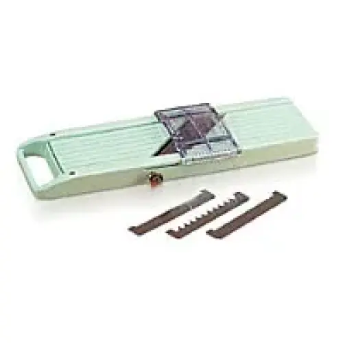 Winco (MDL-4P) Plastic Mandoline Slicer Set with Built in Blade