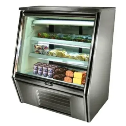 Leader HDL36F - 36" Refrigerated Double Duty Fish Display Case 