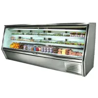 Leader HDL118F - 118" Refrigerated Double Duty Fish Display Case
