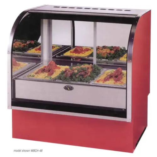Marc WBCH-48 - 49 1/4" Hot Food Display Case - Curved Glass
