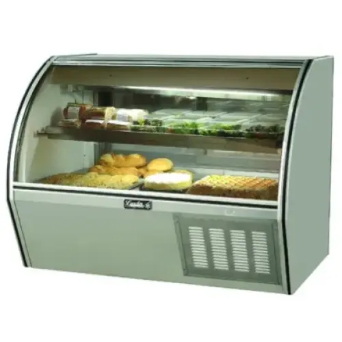 Leader NRCD72SC - 72" Curved Glass Deli Display Case - Counter Height