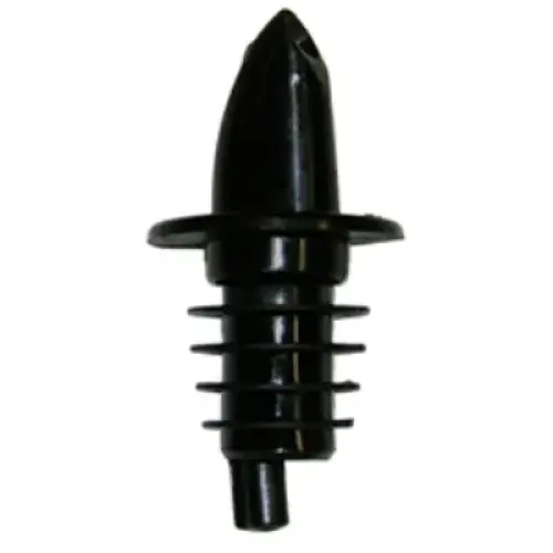 Update International POR-BK Black Plastic Pourer 1.25" x 2.75" x  2.5"
