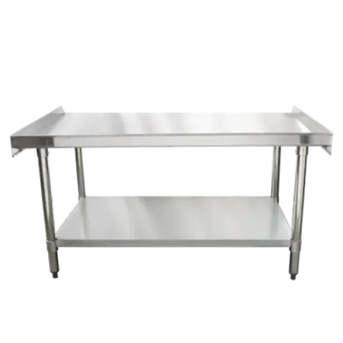 Regency 30 x 48 16-Gauge Stainless Steel Equipment Stand with Galvanized  Undershelf, 10 Plate Shelf, and 10 Stainless Steel Adjustable Work