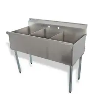 Universal BS2116-3 - Three Compartment Sink - 48"