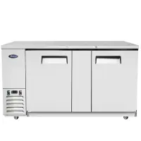 Atosa MBB69 - 69" Back Bar Cooler - Stainless Steel